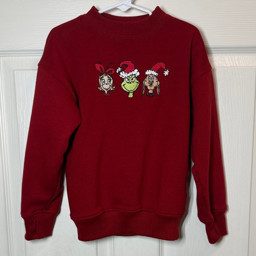 Abercrombie Kids Embroidered Grinch Crew Neck - Picture 4 of 12